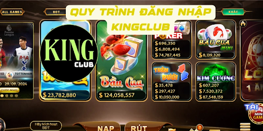 Cách đăng nhập Kingclub chi tiết